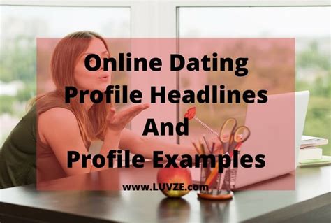 Profile headline on dating site